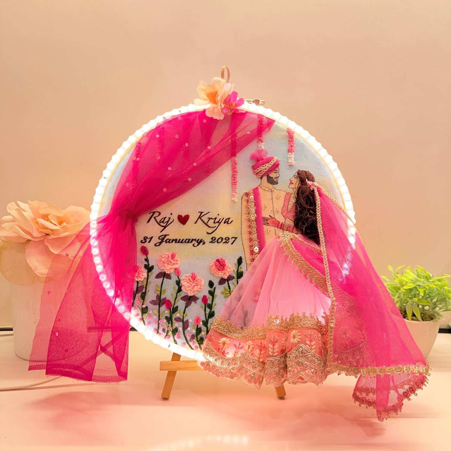 Personalised Wedding Hooparts